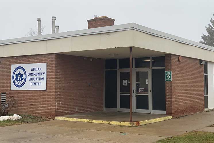 Exterior of Adrian Community Education Center.